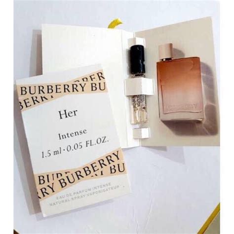burberry her sample free